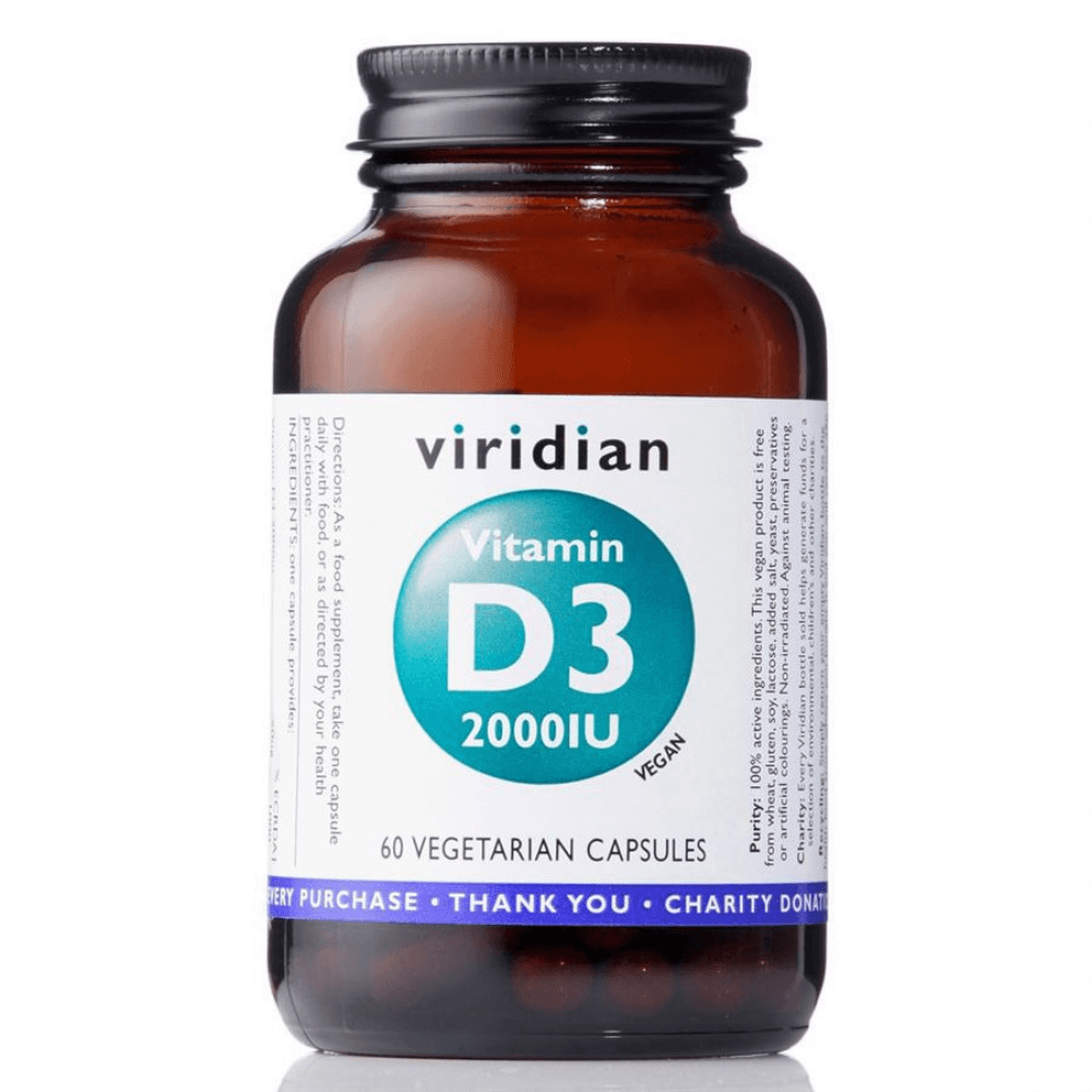 E-shop Vitamín D3 2000 IU Viridian 60 kapsúl