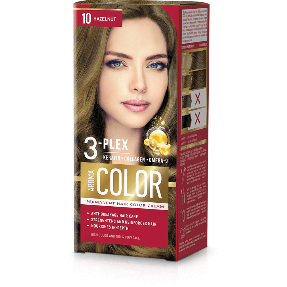E-shop Farba na vlasy - lieskový orech č.10 Aroma Color