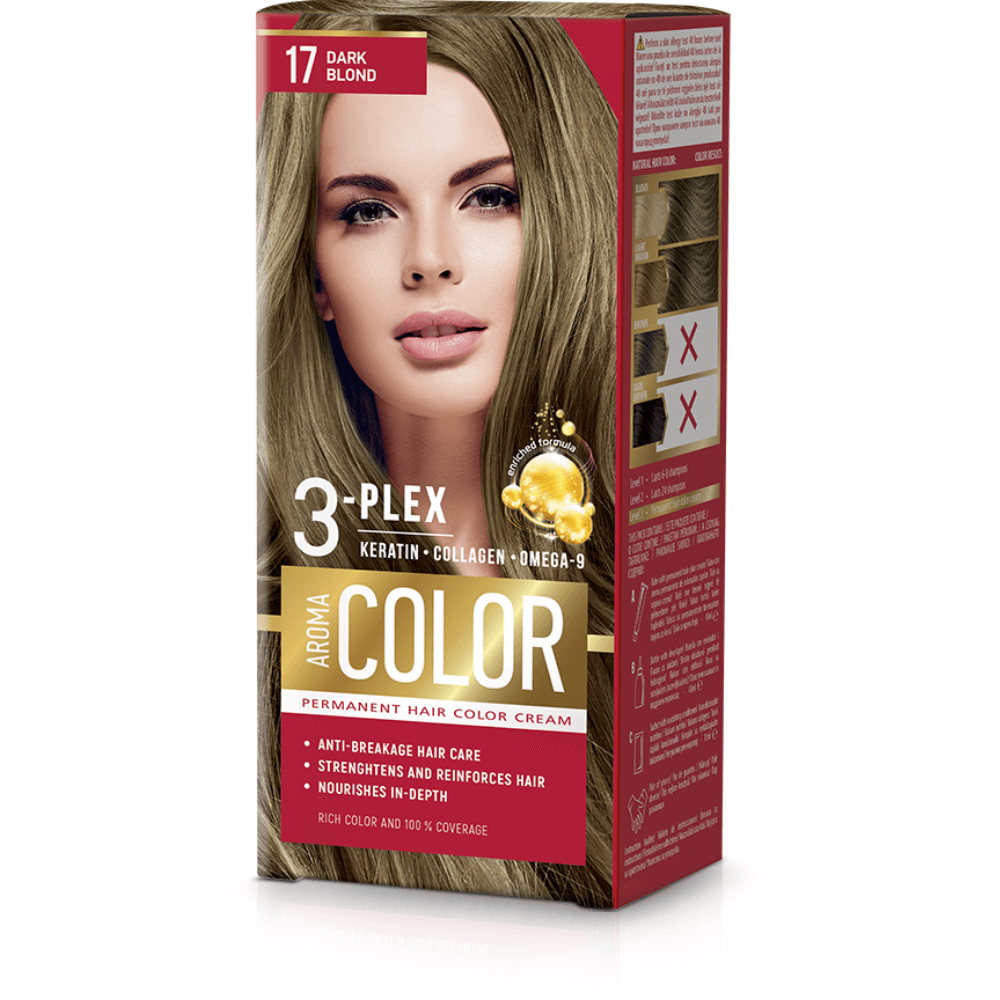 E-shop Farba na vlasy - tmavý blond č.17 Aroma Color