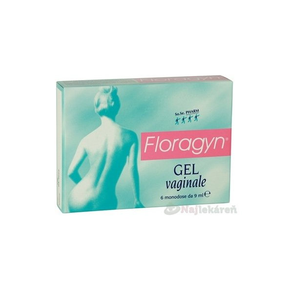 Floragyn zvlhčujúci vaginálny gél 6x9ml