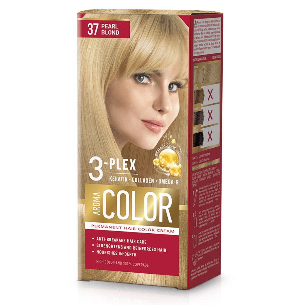 E-shop Farba na vlasy - perlový blond č. 37 Aroma Color