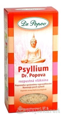 E-shop DR. POPOV PSYLLIUM výživový doplnok, 50g