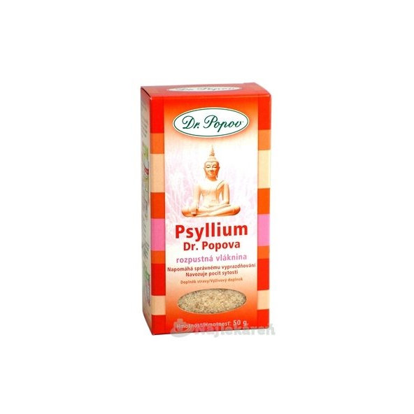 DR. POPOV PSYLLIUM výživový doplnok, 50g