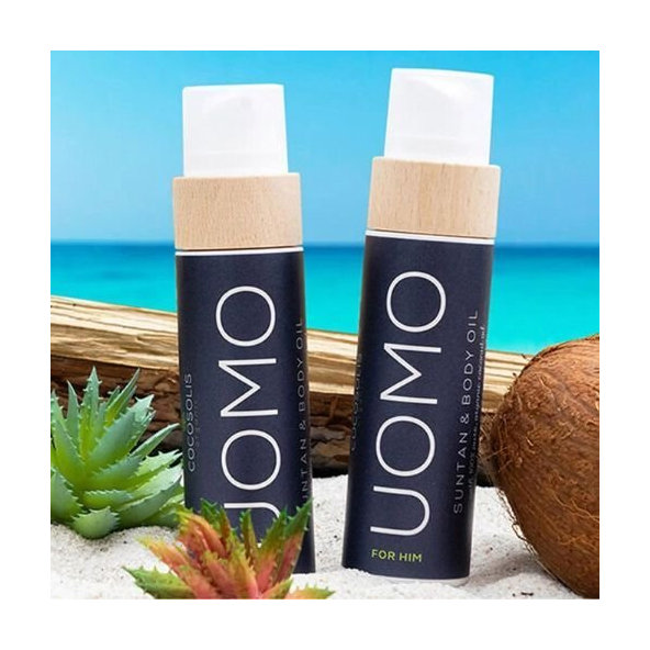 Opaľovací olej UOMO BIO pre mužov COCOSOLIS 110 ml