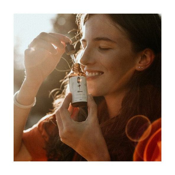 Harmonizačný a relaxačný telový a masážny olej "Spoznaj sa" ALMA 100 ml