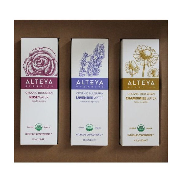 Darčeková sada bio kvetinové vody Alteya