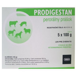 Prodigestan na podporu trávenia u prežúvavcov 5 x 100g