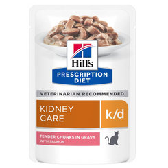 HILLS PD Feline k/d KAPSIČKA Salmon pre mačky 12x85g