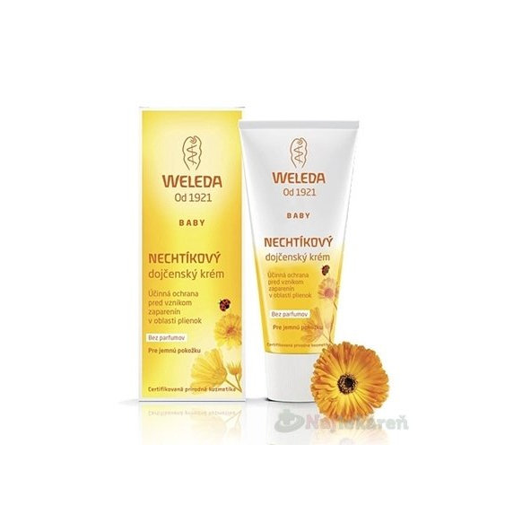 WELEDA NECHTÍKOVÝ dojčenský krém na zapareniny 75ml