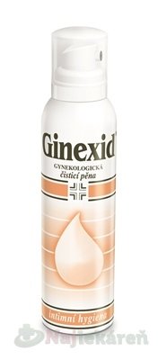 E-shop GINEXID gynekologická čistiaca pena 150ml