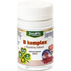 JutaVit B-komplex + kyselina listová, 60 ks