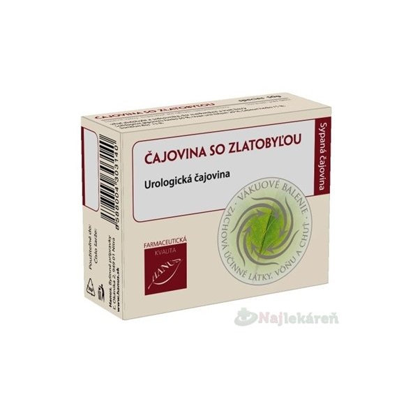 HANUS ČAJOVINA SO ZLATOBYĽOU, 50g