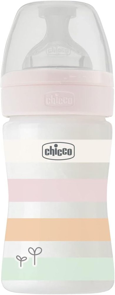 E-shop CHICCO Fľaša dojčenská Well-being silikón 150ml dievča