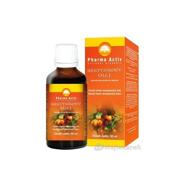 Pharma Activ Rakytníkový olej, výživový doplnok, 50ml