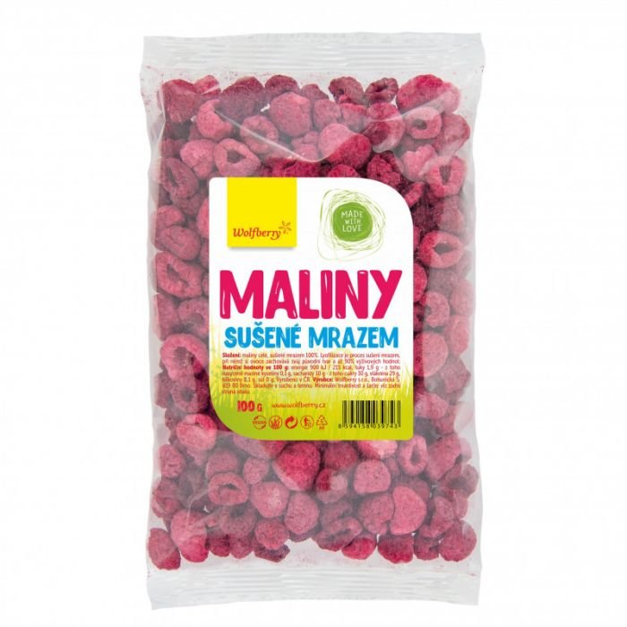 E-shop Maliny lyofilizované - Wolfberry 16 x 100 g