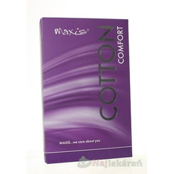 MAXIS COMFORT COTTON STEHENNÉ PANČUCHY veľkosť 6, (II.KT), normálne, bez špice, s krajkou, bronz