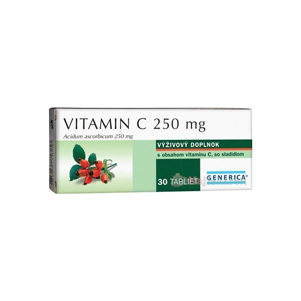 GENERICA Vitamin C 250 mg, 30 ks