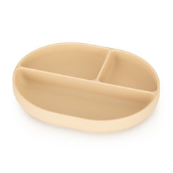 PETITE&MARS Tanierik silikónový deliaci oválny Take&Match Desert Sand 6m+