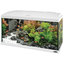 Ferplast CAPRI 80 LED WHITE sklenené akvárium s LED lampou, vnútorným filtrom a ohrievačom