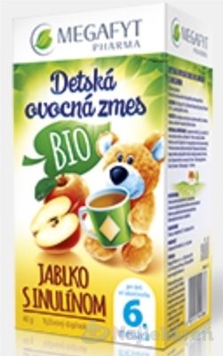 MEGAFYT Detská ovocná zmes BIO JABLKO S INULÍNOM, 20x2g kúpite na Najlekaren.eu