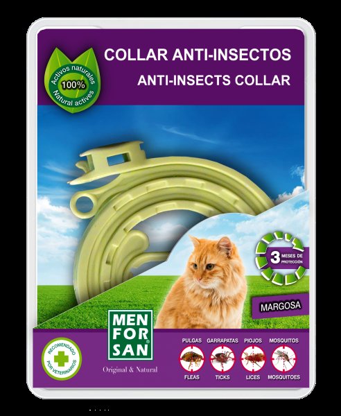 E-shop MEN FOR SAN antiparazitný obojok pre mačky