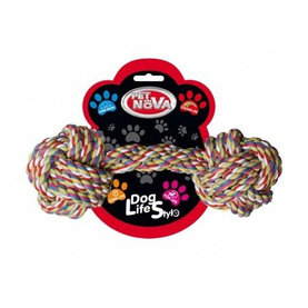 Pet Nova ROPE-DUMBBEL bavlnená hračka pre psy 25cm