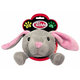 Pet Nova PLU rabbit head plyšová hračka pre psy 12,5cm