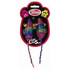 Pet Nova CAT mousecolourset 7 hračka pre mačky farebné myšky 2ks