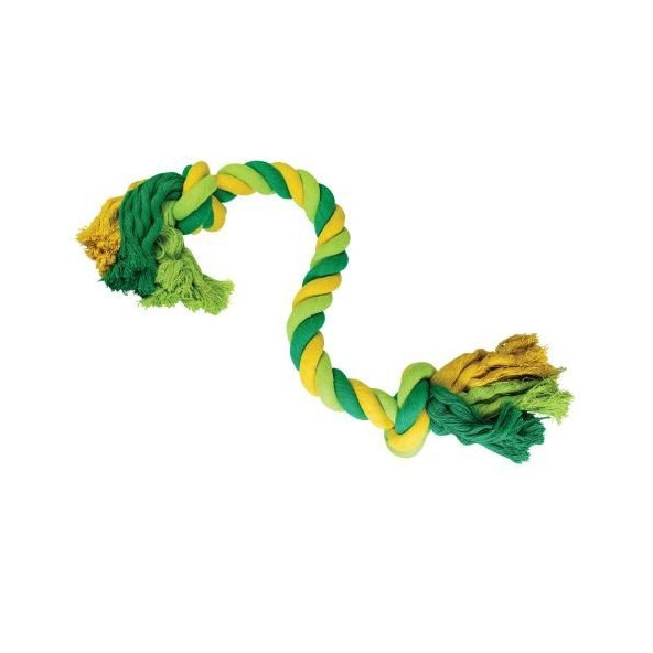 HIP HOP DOG HHD bavlnený uzol JUMBO 100cm/ 1000g limetková, zelená