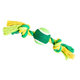 HIP HOP DOG HHD bavlnený uzol s tenisákom 30cm/ 150g limetková, zelená