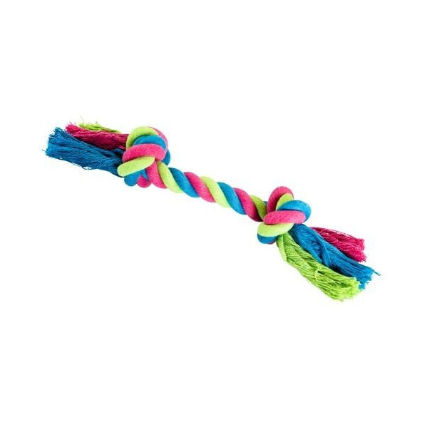 HIP HOP DOG HHD bavlnený uzol 30cm/ 140g ružová, modrá, zelená