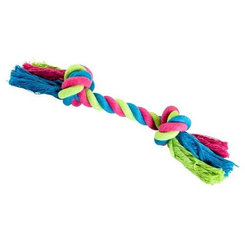 HIP HOP DOG HHD bavlnený uzol 20cm/ 55g ružová, modrá, zelená