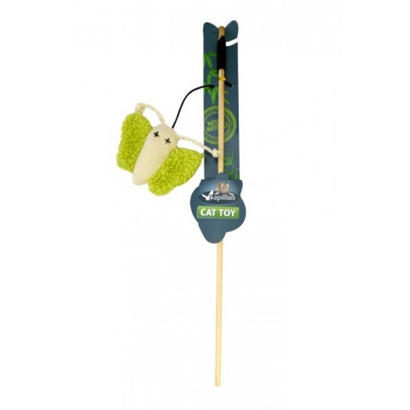Papillon Udicka s motýlom - hracka pre macky