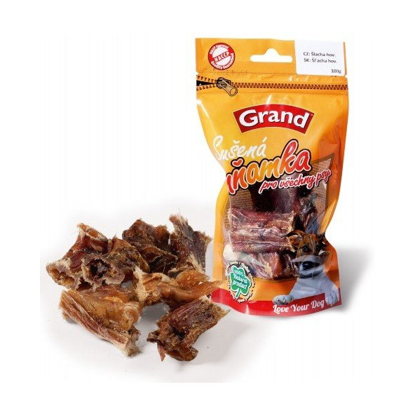 GRAND - pamlsky GRAND sušené hovadzie šlachy 100g