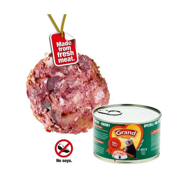 Grand - konzervy GRAND PREMIUM fretky 405g