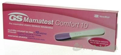 E-shop GS Mamatest Comfort 10 tehotenský test 1ks