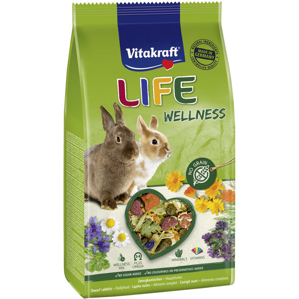 Vitakraft VK Life Wellnes 600g Rabbit /5/