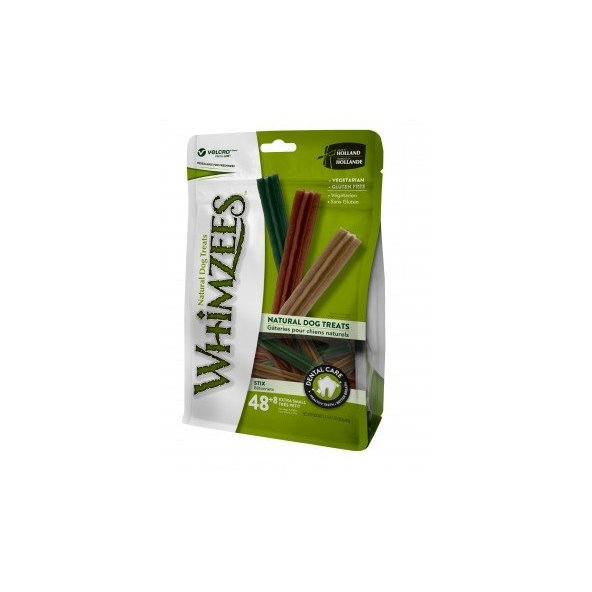 Whimzees WHIMZEES Tycinka XS 8cm/7,5g/ - 48+8ks Dental Snack