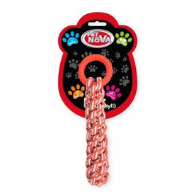 Pet Nova TPR ROPERING ORANGE hračka pre psy krúžok s povrazom 30cm