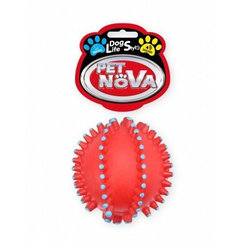 Pet Nova VIN DENTBALL RED hračka pre psy loptička červená 10,5cm