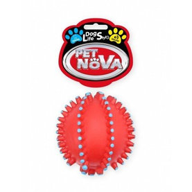 Pet Nova VIN DENTBALL RED hračka pre psy loptička červená 10,5cm