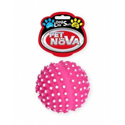 Pet Nova VIN DENTBALL RED hračka pre psy loptička ružová 6,5cm