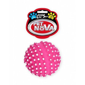 Pet Nova VIN DENTBALL RED hračka pre psy loptička ružová 6,5cm
