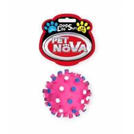 Pet Nova VIN DENTBALL S hračka pre psy lopta ježko ružová 7cm