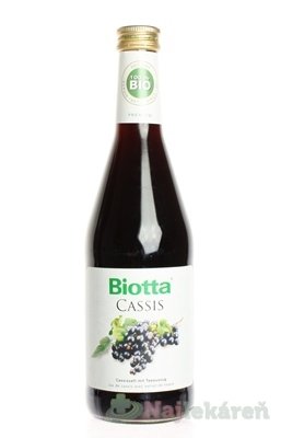 E-shop Biotta BIO šťava čierne ríbezle 500 ml