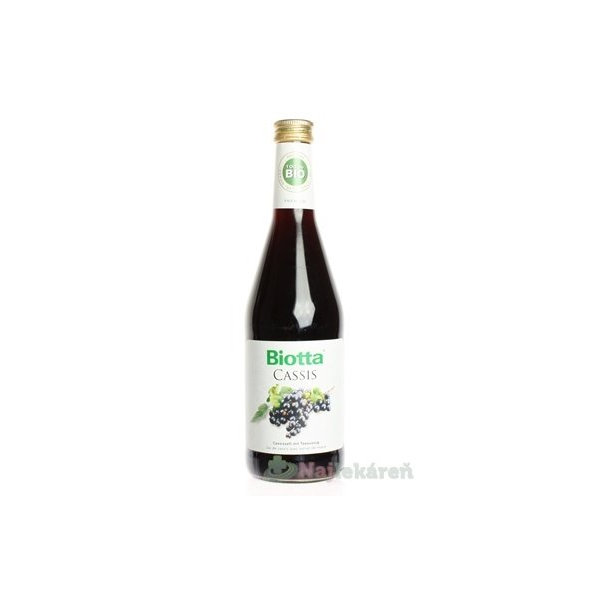 Biotta BIO šťava čierne ríbezle  500 ml