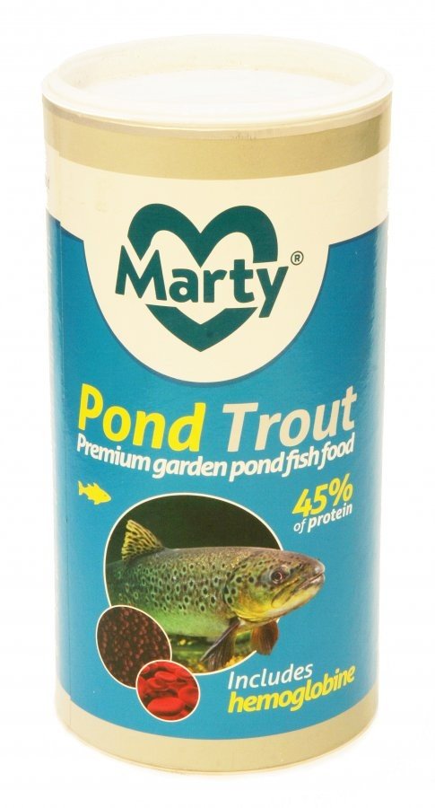 E-shop MARTY PondTrout krmivo pre jazierkové ryby 1l/500g