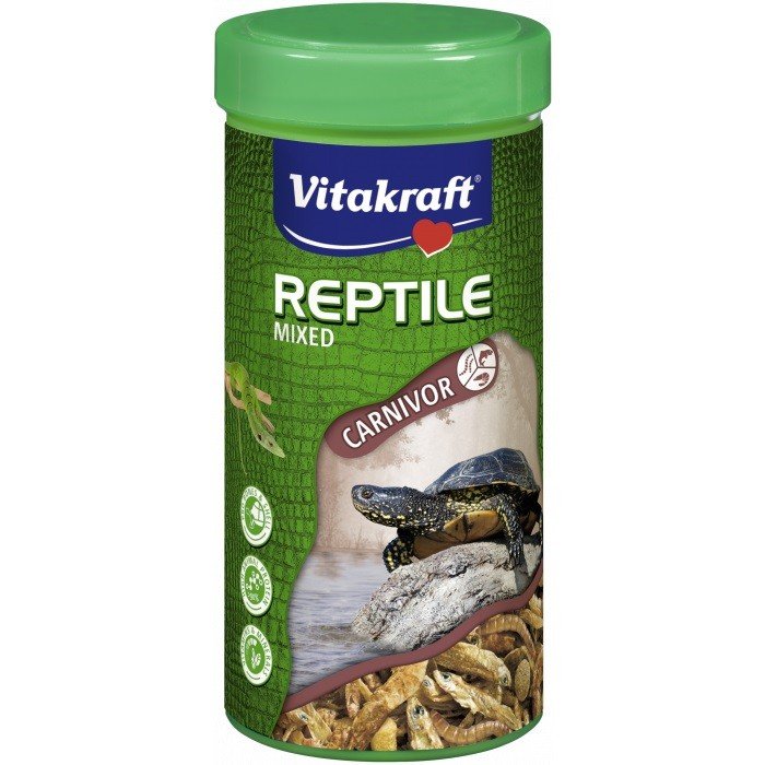 E-shop Vitakraft Reptile mixed CARNIVOR krmivo pre vodné korytnačky 250ml