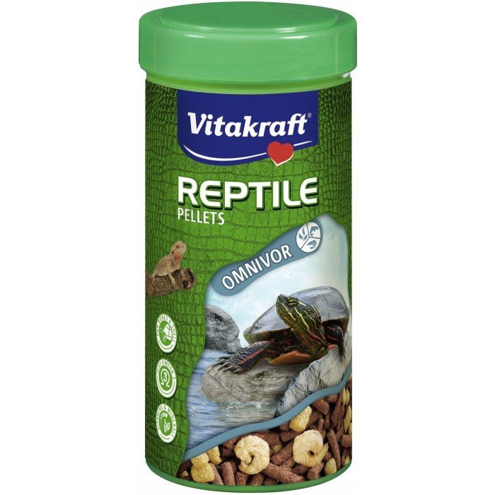 E-shop Vitakraft Reptile pellets OMNIVOR krmivo pre vodné korytnačky 250ml