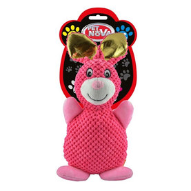 Pet Nova PLU BUNNY PINK hračka pre psy plyšový ružový zajac 35cm